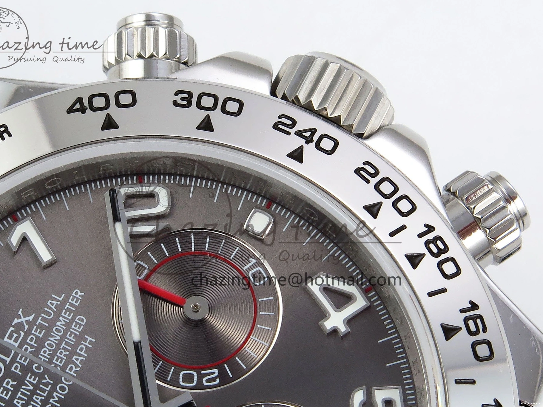 0209 Daytona 116509 QF 1:1 Best Edition Gray Numeral Dial on SS Bracelet SH4130 V3 (Gain Weight) MoistureWicking 1618